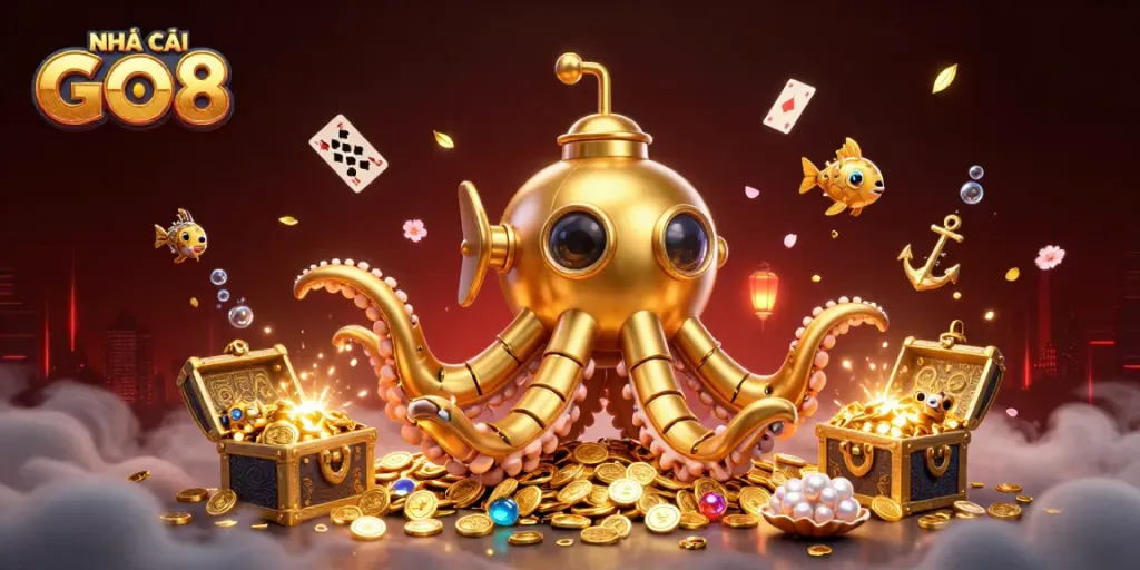 Engage with NHÀ CÁI GO8 and immerse in dynamic underwater gambling adventures featuring treasures and exciting game elements.