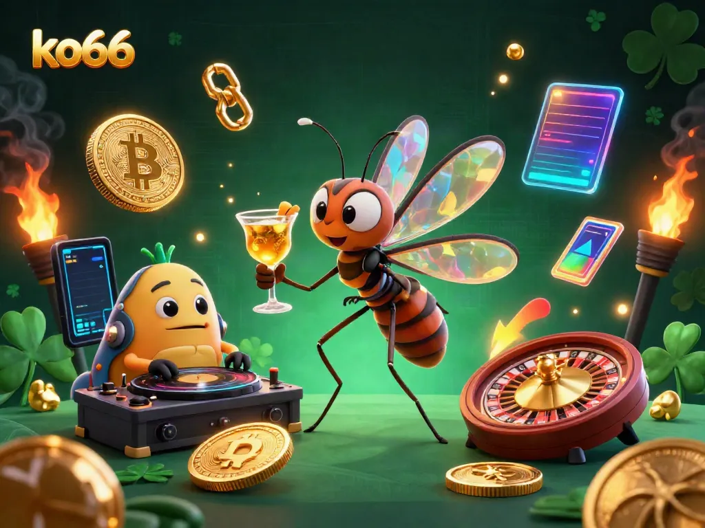 Experience the dynamic world of ko66 casino gaming with colorful characters and vibrant elements.