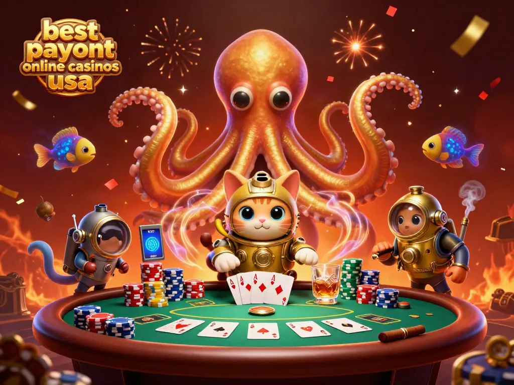 Experience the thrill at the best payout online casinos USA with vibrant gaming elements and excitement.